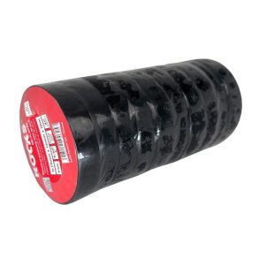 Klæbende isolrbånd sort 013 mm x 12 mm x 10 m