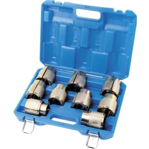 V&aelig;rkt&oslash;jss&aelig;t b&oslash;sninger forhjulsoph&aelig;ng 54 mm 9 stk