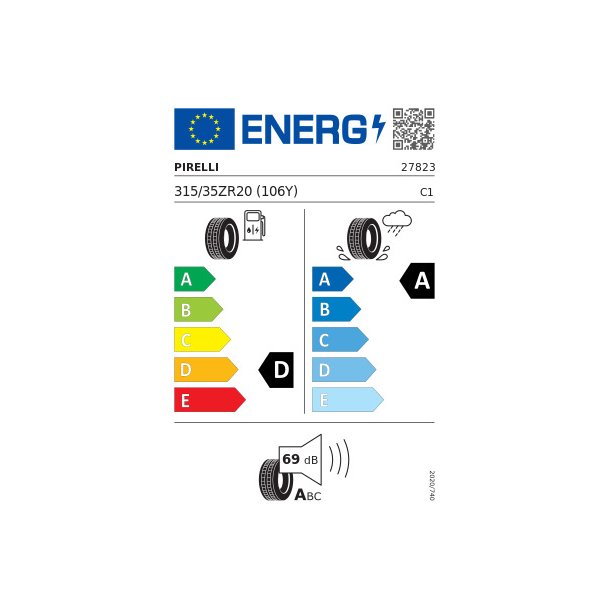 PIRELLI Sommerd&aelig;k 315/35R20 P-Zero (PZ4) (F) Sport