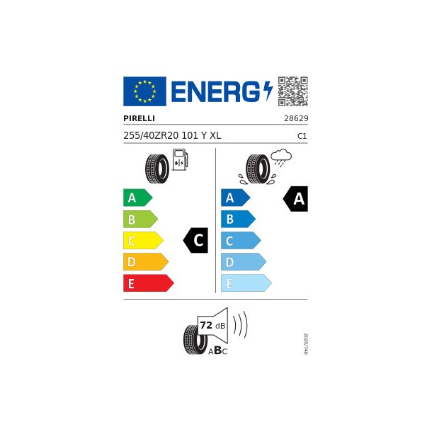 PIRELLI Sommerd&aelig;k 255/40R20 P-Zero (PZ4) (NF0) elt