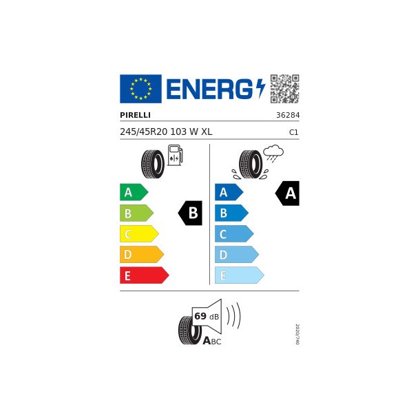 PIRELLI Sommerd&aelig;k 245/45R20 P-Zero (PZ4) (VOL) Lux