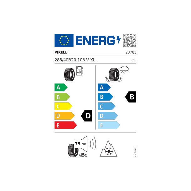 PIRELLI Vinterd&aelig;k 285/40R20 Scorpion Winter (*)