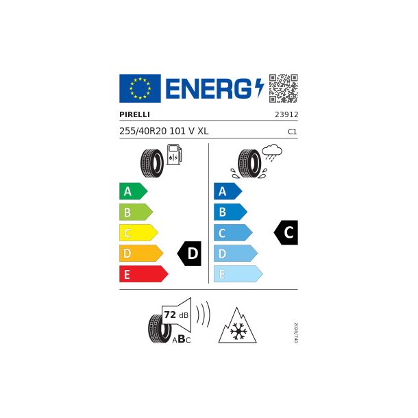 PIRELLI Vinterd&aelig;k 255/40R20 W240 Sottozero 2 (N1)