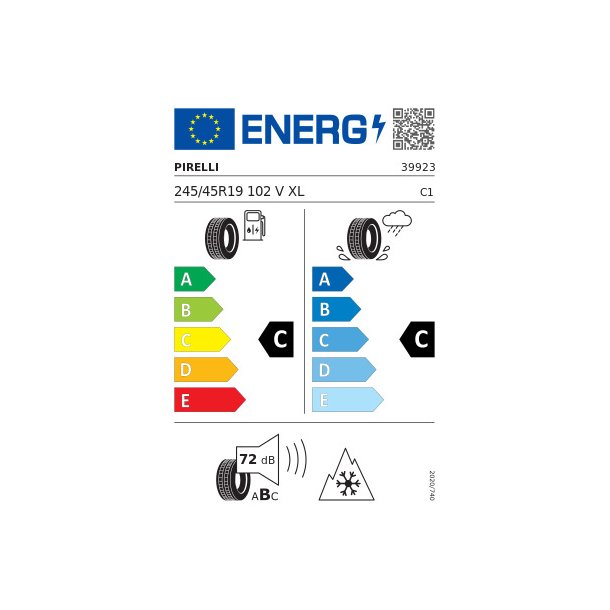 PIRELLI Vinterd&aelig;k 245/45R19 PZero Winter (NA0)