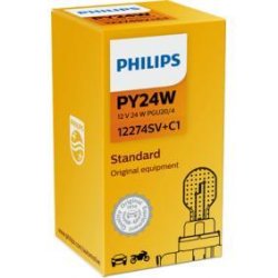 Phillips p&aelig;re PY24W SilverVision (1 stk)