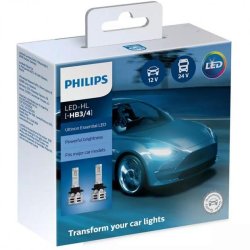 Phillips p&aelig;re LED HB3/4 UE2X2 (2 stk)