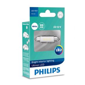 Phillips pære 43 mm Ultinon - 6000K (1 stk)
