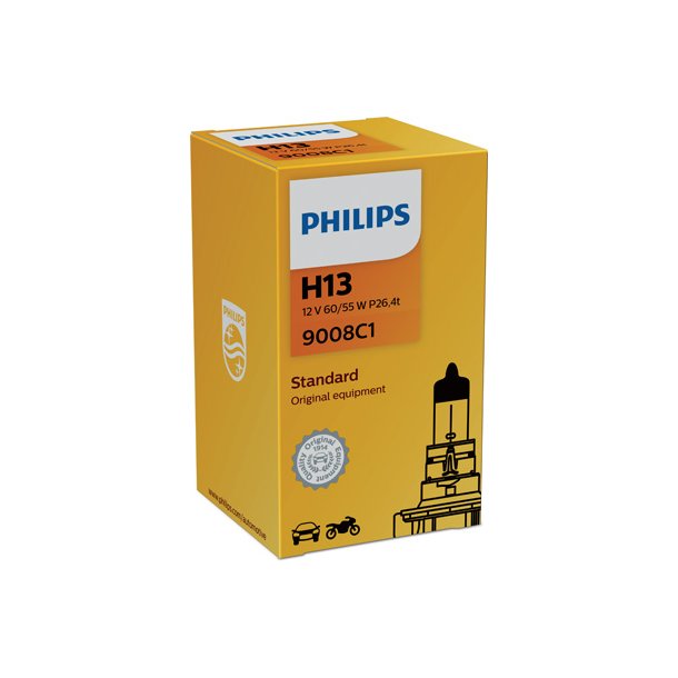 Phillips gl&ouml;dlampa H13 (1 st)