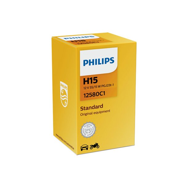Phillips gl&ouml;dlampa H15 (1 st)