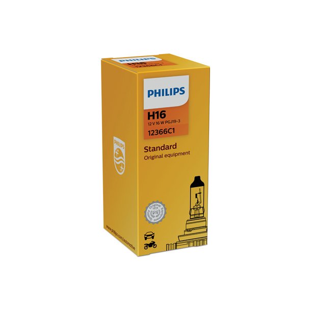 Phillips gl&ouml;dlampa H16 (1 st)