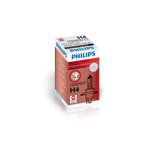 Phillips gl&ouml;dlampa H4 MasterDuty (1 st)