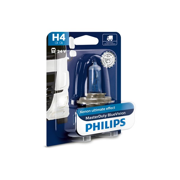 Phillips p&aelig;re H4 MasterDuty BlueVision (1 stk)