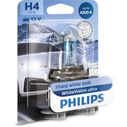 Phillips p&aelig;re H4 WhiteVision Ultra (1 stk)
