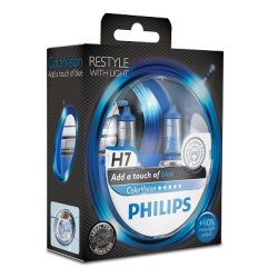 Phillips p&aelig;re H7 ColorVision Blue (2 stk)