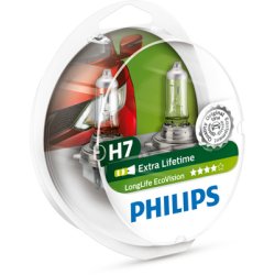 Phillips p&aelig;re H7 LL EcoVision (2 stk)