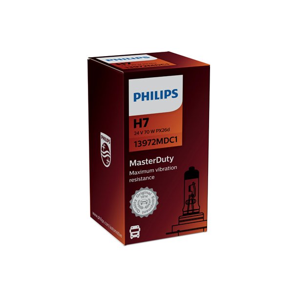 Phillips gldlampa H7 MasterDuty (1 st)