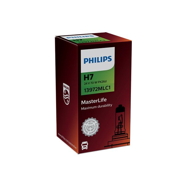 Phillips p&aelig;re H7 MasterLife (1 stk)