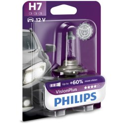 Phillips p&aelig;re H7 VisionPlus (1 stk)