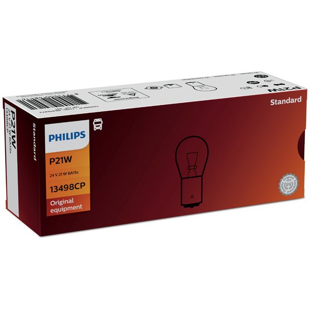 Phillips gl&ouml;dlampa P21W (1 st)