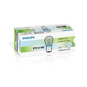 Phillips gldlampa PY21W (1 st)