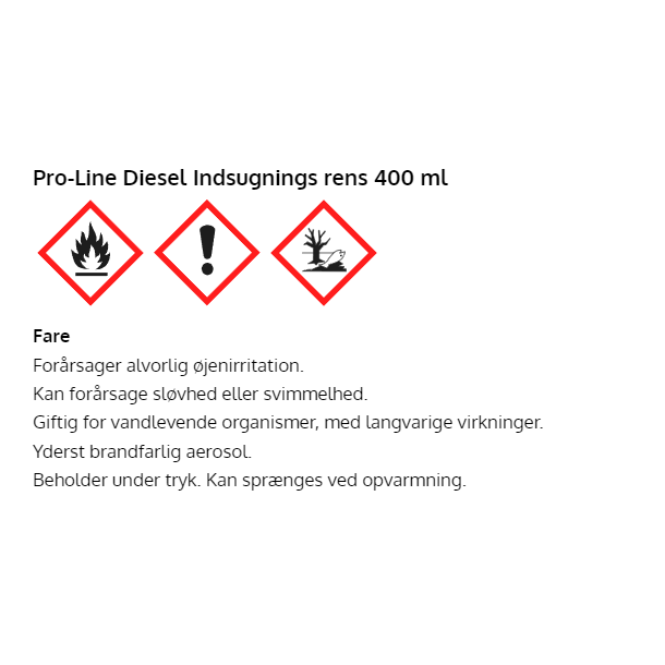 Liqui Moly Pro-Line Diesel Indsugnings rens 400 ml