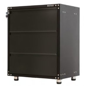ROOKS RMS 3S v�rkstedsskab med 3 skuffer � sort