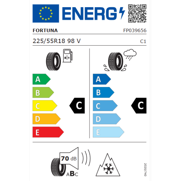 FORTUNA vinterdck 225/55R18