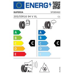 SUPERIA FS Hel&aring;rsd&aelig;k 205/55R16 ECOBLUE2 4S