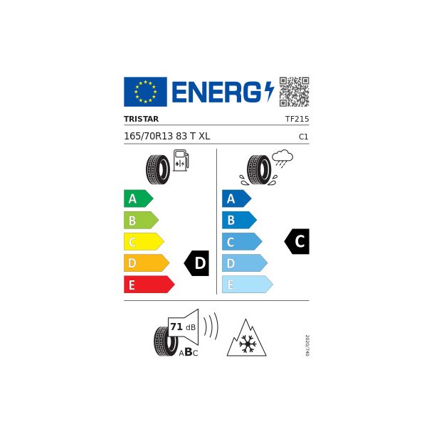 TRISTAR FS Hel&aring;rsd&aelig;k 165/70R13 AS POWER