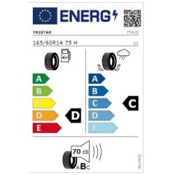 TRISTAR Sommerd&aelig;k 165/60R14 ECOPOWER3