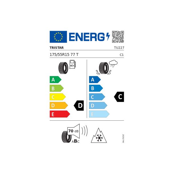 TRISTAR Vinterd&aelig;k 175/55R15 SNOWPOWER HP