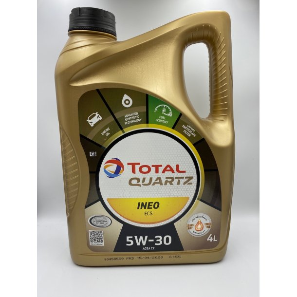 Motorolie Total Quartz Ineo ECS 5W30 C2 - 4 liter