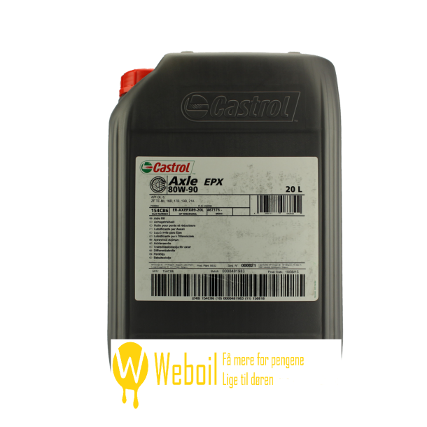 Castrol Transmax Axle EPX 80W90 - 20 liter