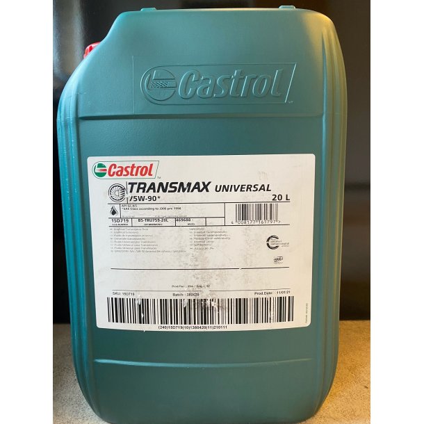 Castrol Transmax Universal 75W90 - 20 liter