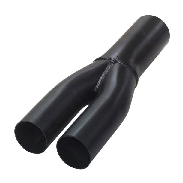 Rostfritt y-stycke 1x50,8 -> 2x44,5mm