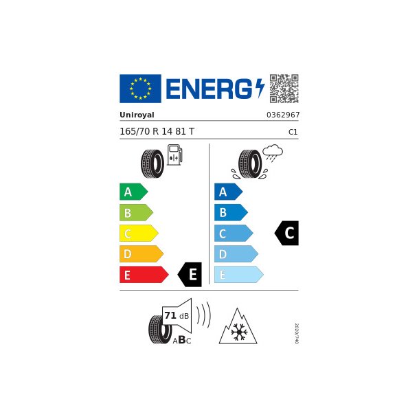 UNIROYAL Hel&aring;rsd&aelig;k 165/70R14 AllSeasonExpert 2