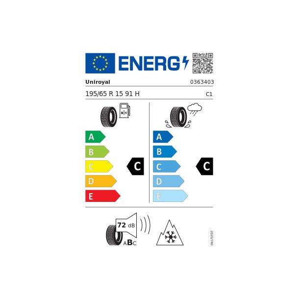 UNIROYAL Hel&aring;rsd&aelig;k 195/65R15 AllSeasonExpert 2
