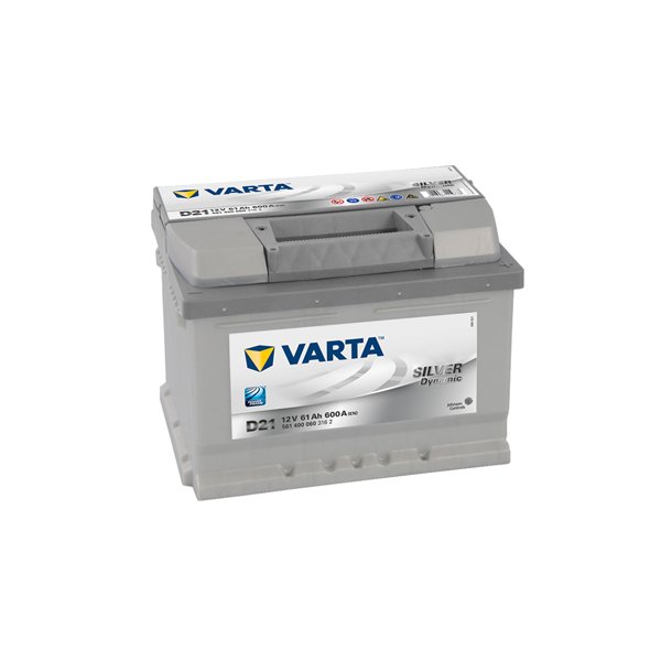 Batteri 12V 61AH/600A L- 242X175X175 silver DYNAMISK