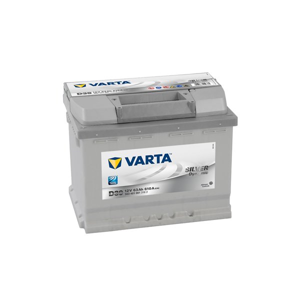 Batteri 12V 63AH/610A L+ 272X175X190 silver DYNAMISK