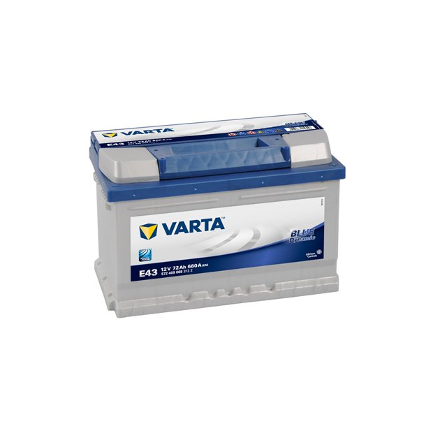 Batteri 12V 72AH/680A L- 278X175X175 BL DYNAMISK