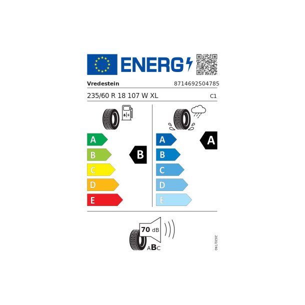 VREDESTEIN Sommerd&aelig;k 235/60R18 Ultrac