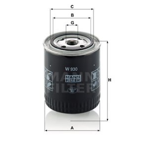 MANN Oliefilter W930