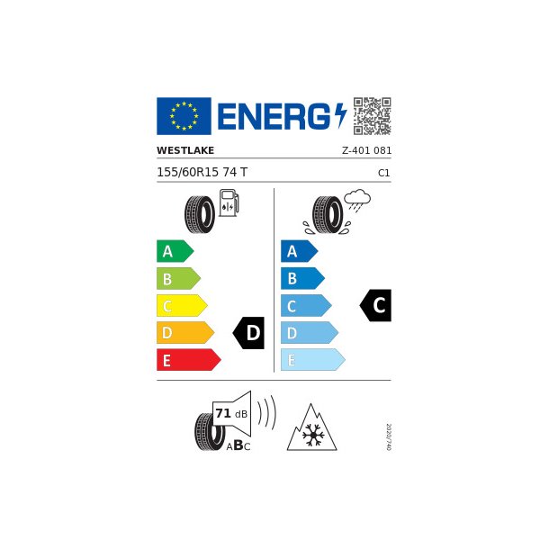 WESTLAKE Hel&aring;rsd&aelig;k 155/60R15 Z-401 4S