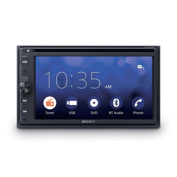 XAV-AX200 2-DIN dvd/tuner aux USB 3 pre-out 4x55w