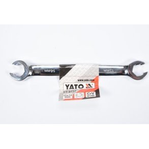 YATO Halv&aring;ben Ringn&oslash;gle YT-0137, 13x14 mm, 175 mm, CrV