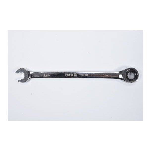 YATO Ringgaffeln&oslash;gle med Skralde 8 mm YT-01908