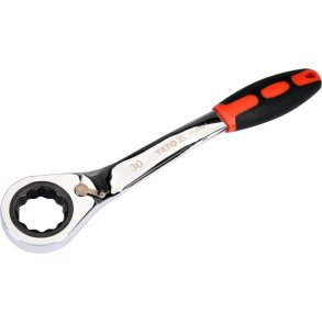 YATO Forskudt Ringn&oslash;gle med Skralde 30 mm YT-02387