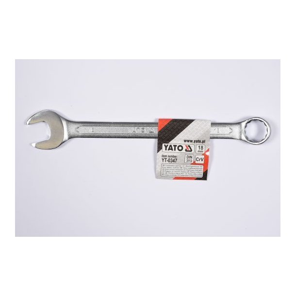 Yato Ringgaffeln�gle med Skralde 18 mm