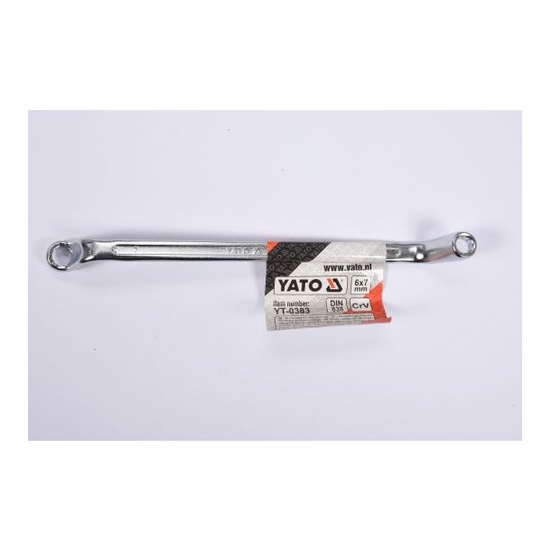YATO Krummet Ringn�gle 6x7 mm
