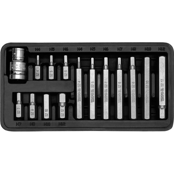 YATO Bits�t YT-0413, HEX, 15 Dele